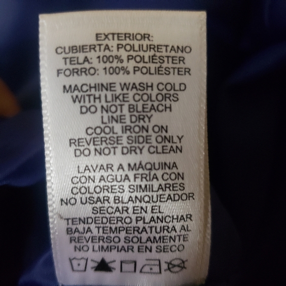 Sofia Vergara Jacket Vegan Blue size Large - Picture 7 of 8